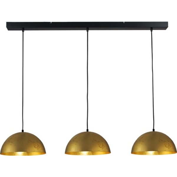 Master Light Hanging lamp Larino Gold 3 lights