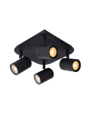 Lucide Spot Lennert Led  4 lichts zwart