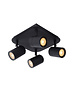 Lucide Spot Lennert Led 4 lights black