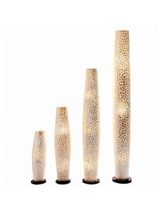 Villaflor Turtle Apollo white floor lamp
