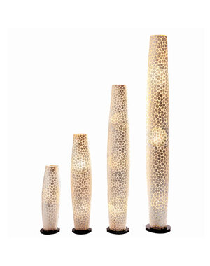 Villaflor Turtle Apollo white floor lamp