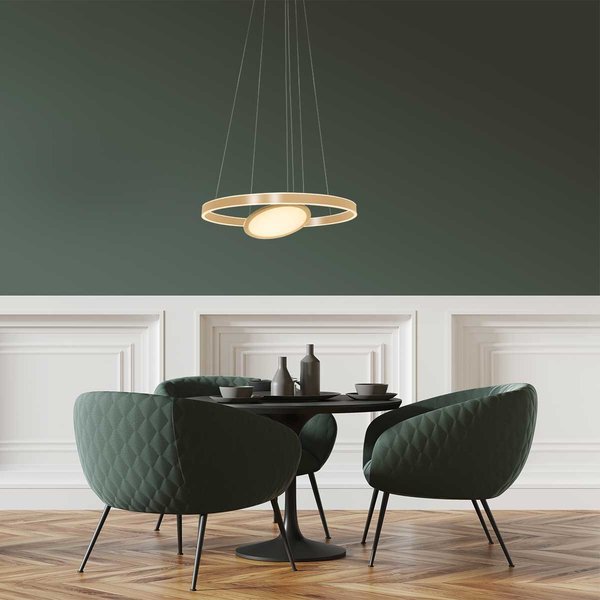 Steinhauer Ringlux duo pendant lamp