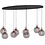 Master Light Lazise oval pendant lamp, 8 lights