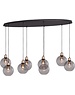 Master Light Hanging lamp Lazise oval 8 lights