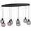 Master Light Lazise oval pendant lamp, 8 lights