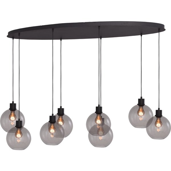 Master Light Lazise oval pendant lamp, 8 lights