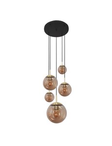 Steinhauer Bollique pendant lamp with amber balls