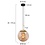 Steinhauer Hanging lamp Bollique amber