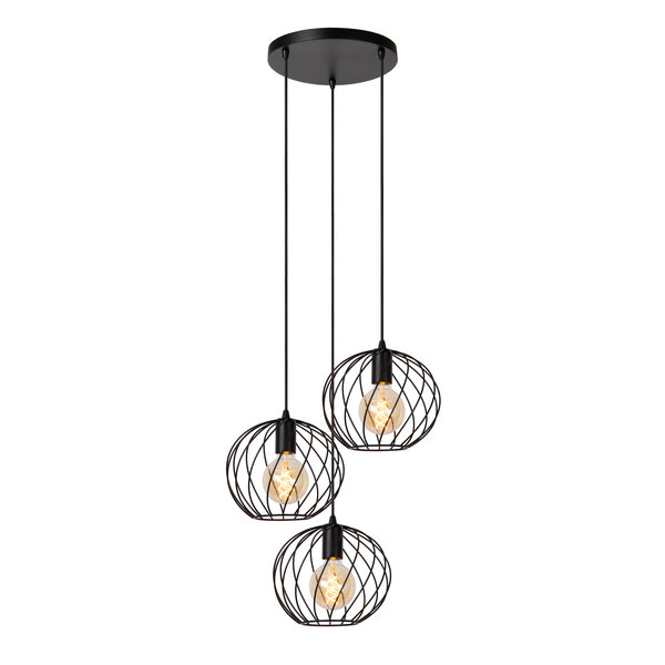 Lucide Hanglamp Danza 3 lichts rond