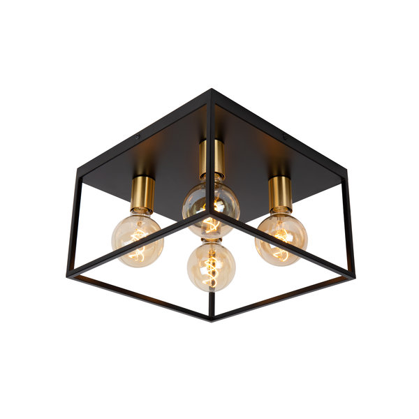 Lucide Ceiling lamp Ruben 4 lights square