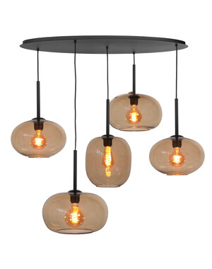HighLight  Bellini oval 5-light pendant lamp