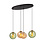 Lucide Monsaraz oval pendant lamp