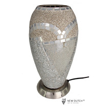 Sweet Lake Compagny Table lamp Mosaic Cream/Silver