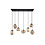 Light Trend Hanging lamp Brady-7 Amber