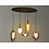 Light Trend Hanging lamp Rain -5 oval