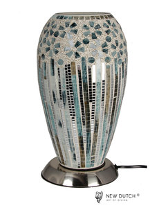 Sweet Lake Compagny Table lamp Mosaic Green-Silver