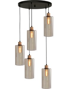 Master Light Hanging lamp Ortona 5 light round