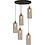 Master Light Ortona 5-light round pendant lamp