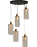 Master Light Hanging lamp Ortona 5 light round