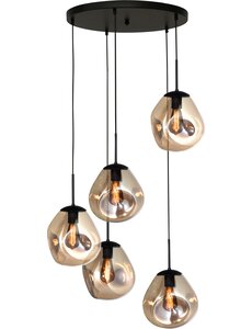 Master Light Hanging lamp Lava 5 lights round