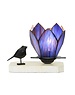 Art Deco Trade Table lamp Tiffany Bird Flower