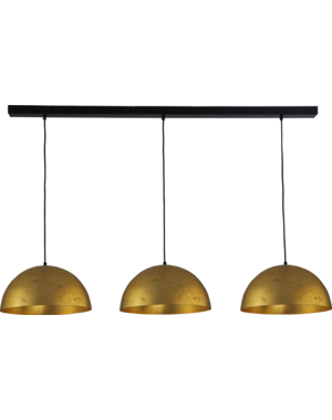 Master Light Hanglamp Larino Gold Leaf  3 lichts