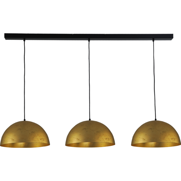 Master Light Hanglamp Larino Gold Leaf  3 lichts