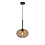 HighLight  Hanglamp Bellini 1 lichts bruin glas