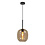 HighLight  Hanging lamp Bellini 1 light brown glass