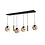 Master Light Lava Pendant Lamp 4+2