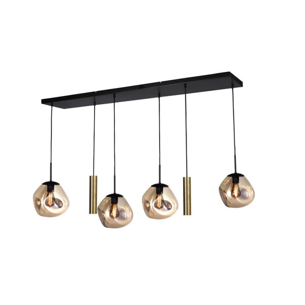 Master Light Lava Pendant Lamp 4+2