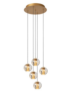 Lucide Pendant lamp Dilenko 5 lights round