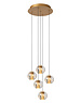 Lucide Hanging lamp Dilenko 5 light round