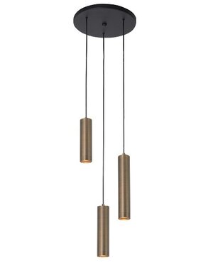 HighLight  Perugia round bronze pendant lamp