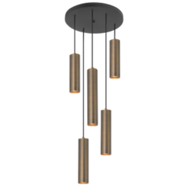 HighLight  Perugia round bronze pendant lamp