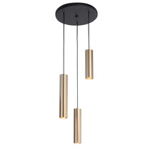 HighLight  Perugia round gold pendant lamp