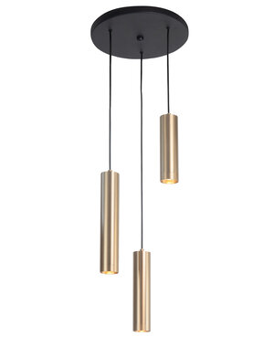 HighLight  Perugia round gold pendant lamp