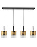 HighLight  Hanging lamp Salerno black-gold