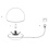 Steinhauer Ancilla Ball table lamp