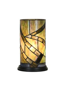 Art Deco Trade Tiffany table lamp, Willow lantern