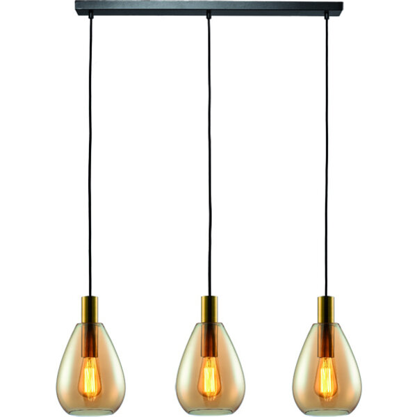 Freelight Dorato 3-light pendant lamp