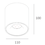 Licht &  Wonen/ Artdelight Ceiling lamp Ormond