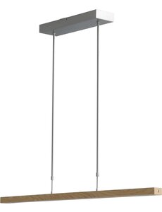 Master Light Oak pendant lamp natural with matt nickel