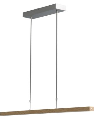 Master Light Oak pendant lamp natural with matt nickel