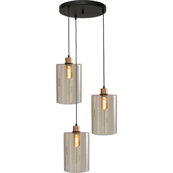 Master Light Hanglamp Ortona  3 lichts rond