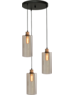 Master Light Hanging lamp Ortona 3 lights round