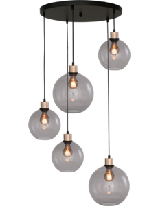 Master Light Hanging lamp Lazise 5 lights round