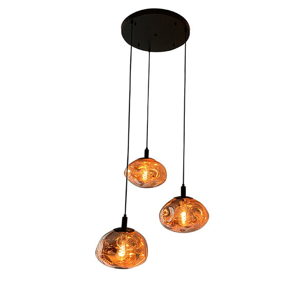 Light Trend Cloud Pendant Lamp 3-Light Round