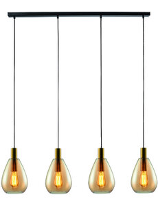 Freelight Dorato 4-light pendant lamp
