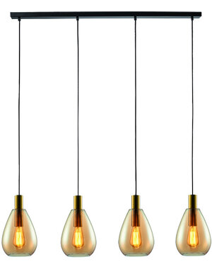 Freelight Dorato 4-light pendant lamp